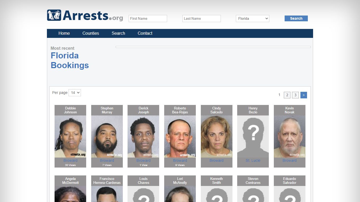 Florida Arrests and Inmate Search